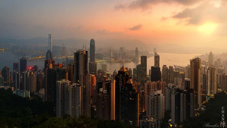 The Victoria Peak - Hong Kong Island - Sunset