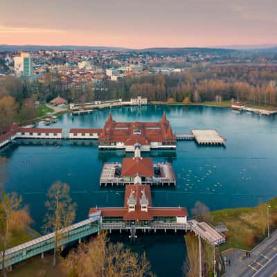 Thermal lake and bath, Hévíz, Hungary