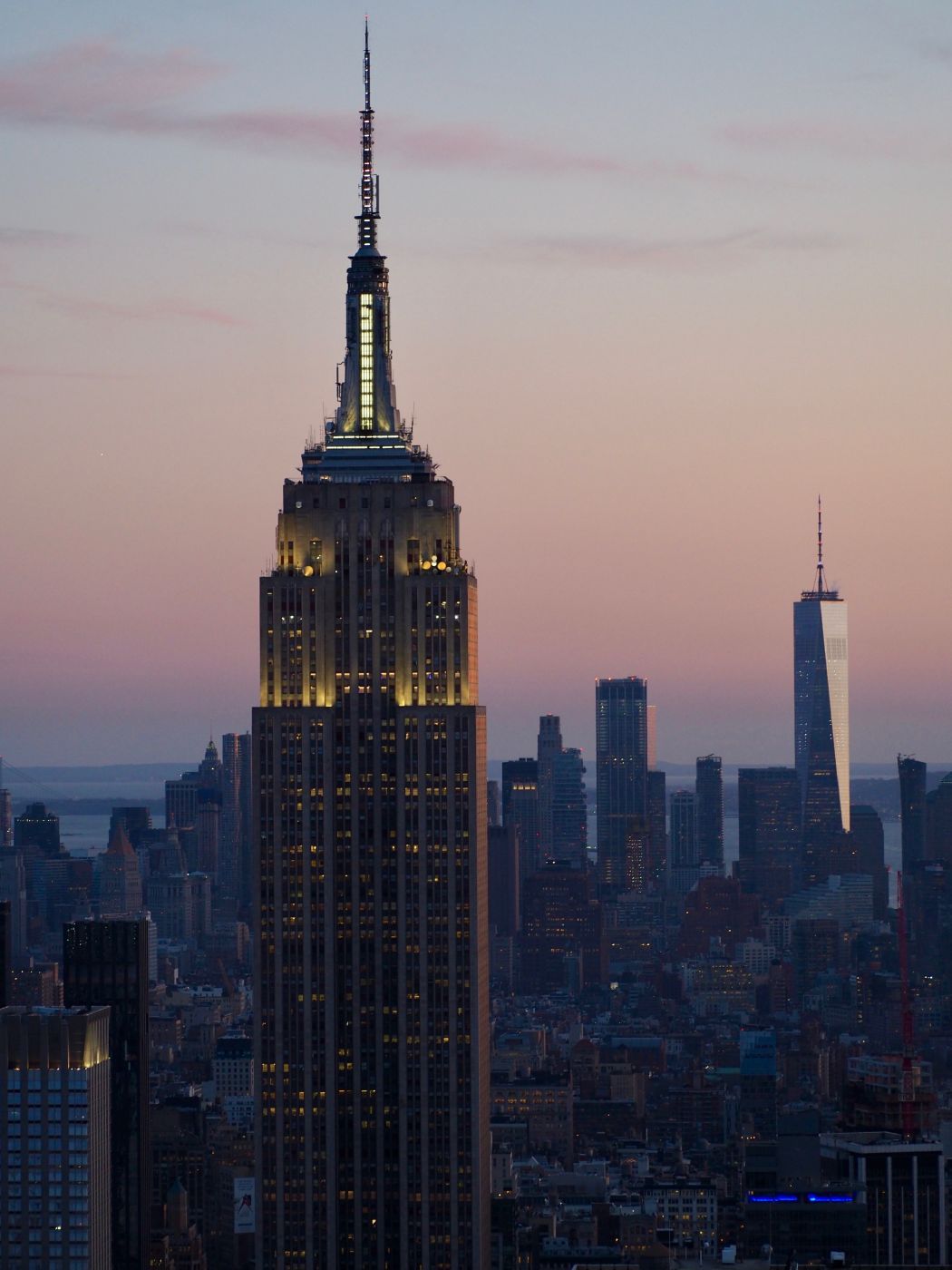 View from “Top of the Rock“, New York City, USA
