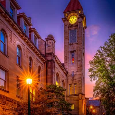 Tower of the Student Building, Indiana University Bloomington, USA