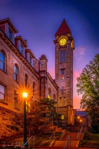 Tower of the Student Building, Indiana University Bloomington