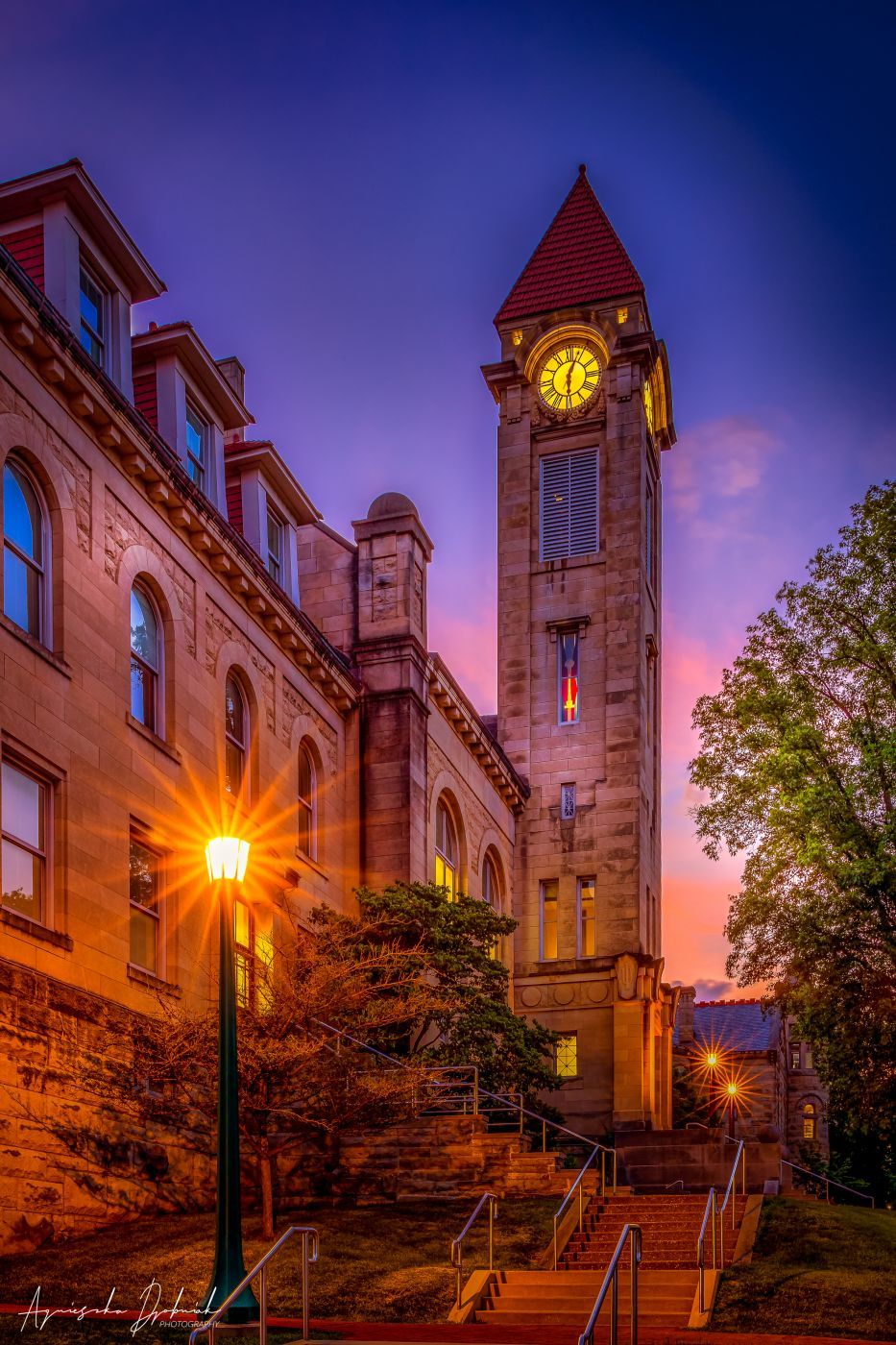 Tower of the Student Building, Indiana University Bloomington, USA