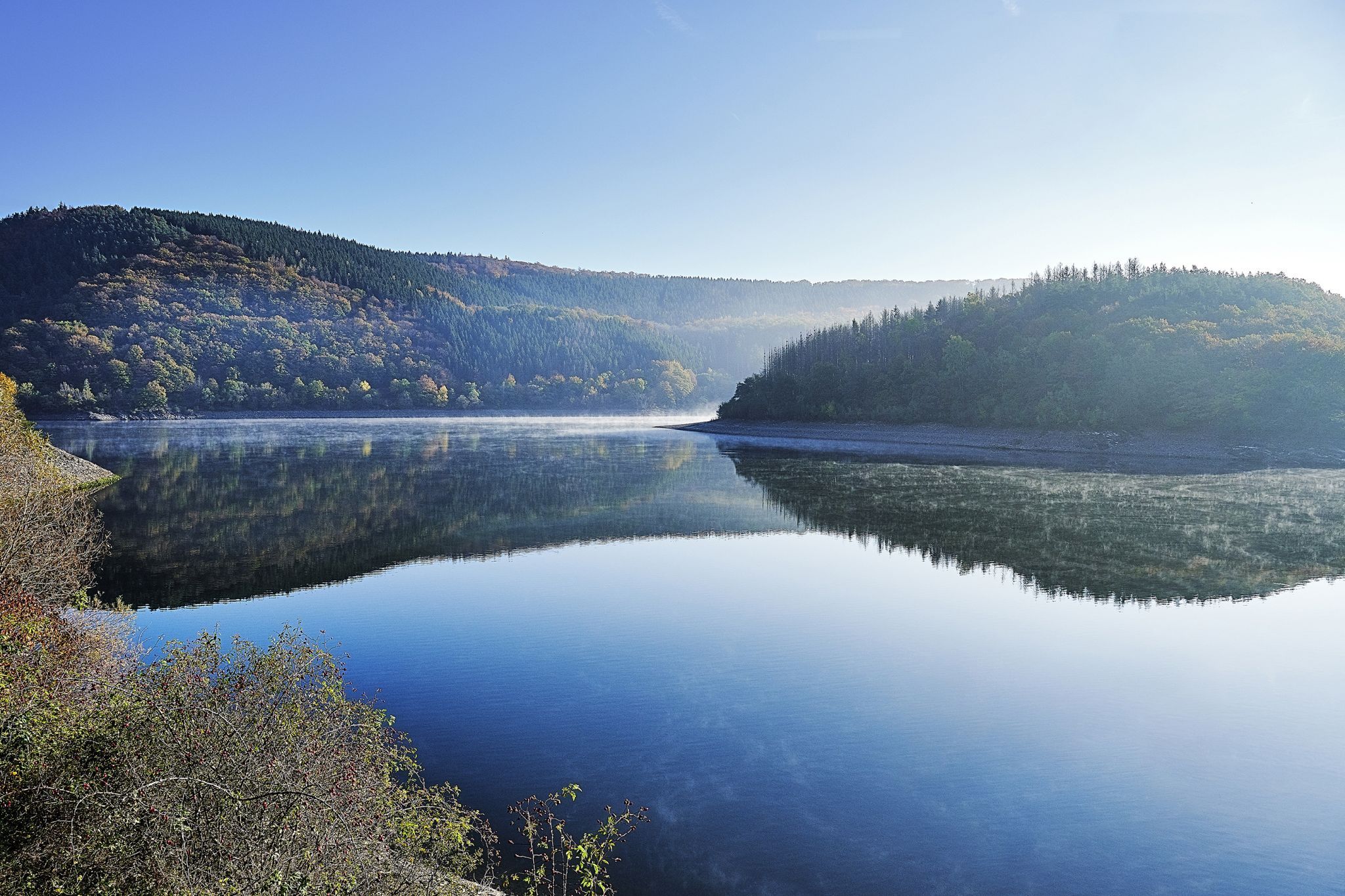 Urftsee at Eifel, Germany