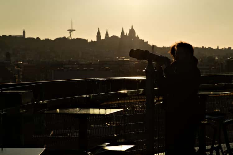 View from the Barcelo Raval terrace