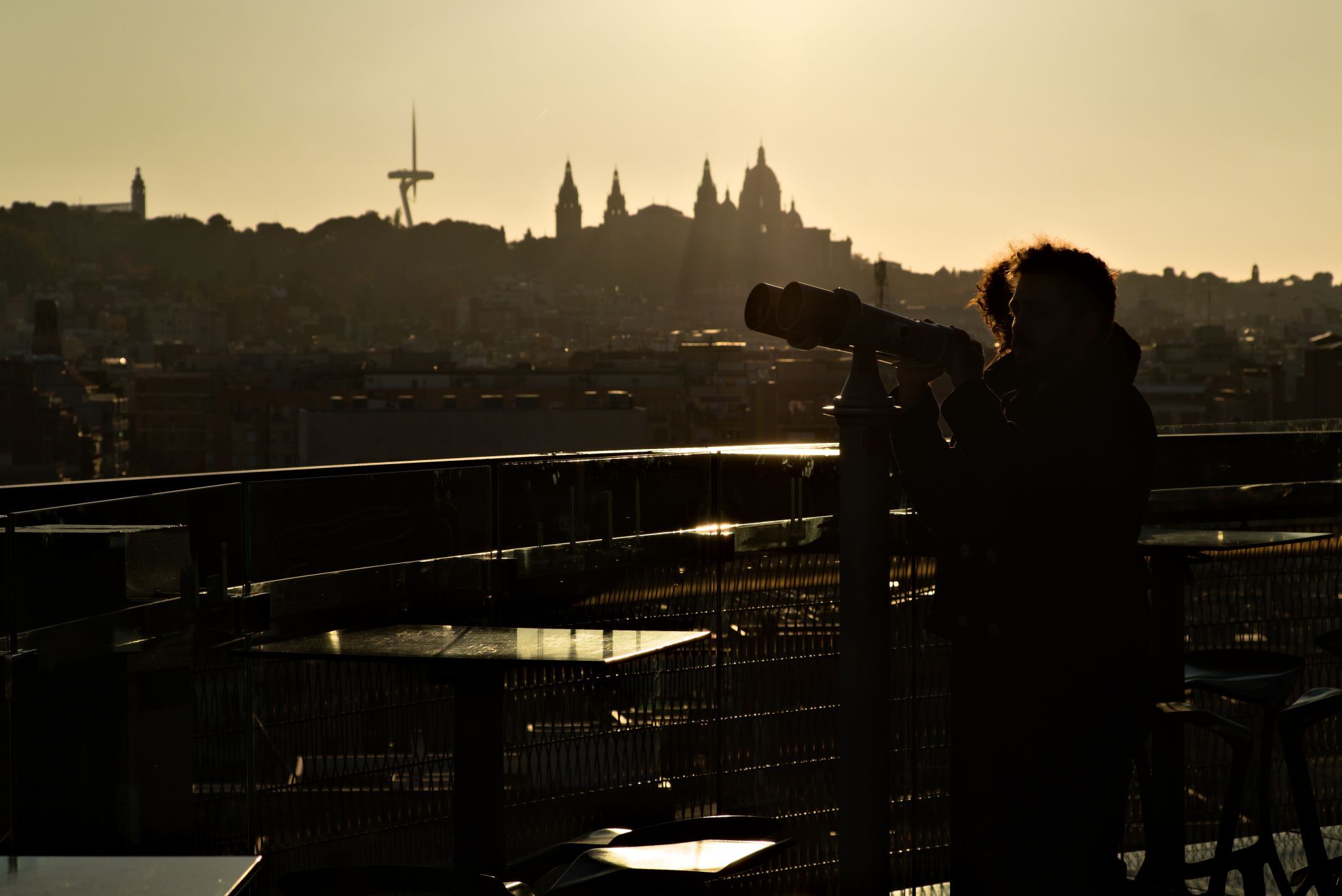 View from the Barcelo Raval terrace, Spain