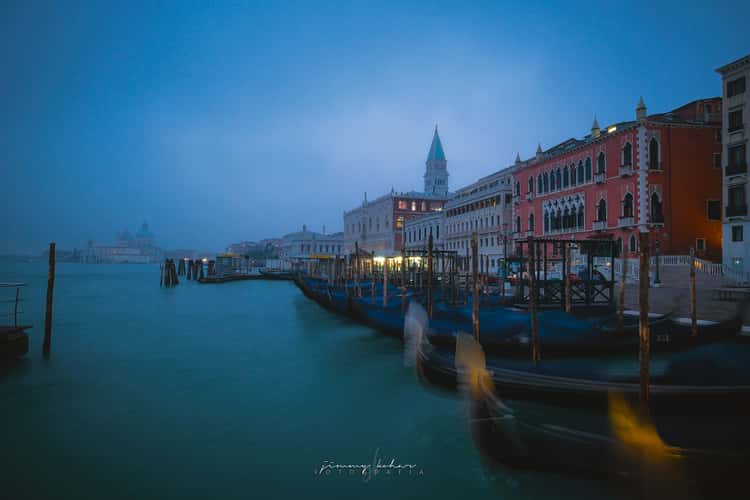 Gondola Parking at Palazzo Ducale