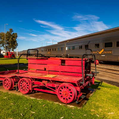 Vintage moterised hand car Broken Hill NSW, Australia