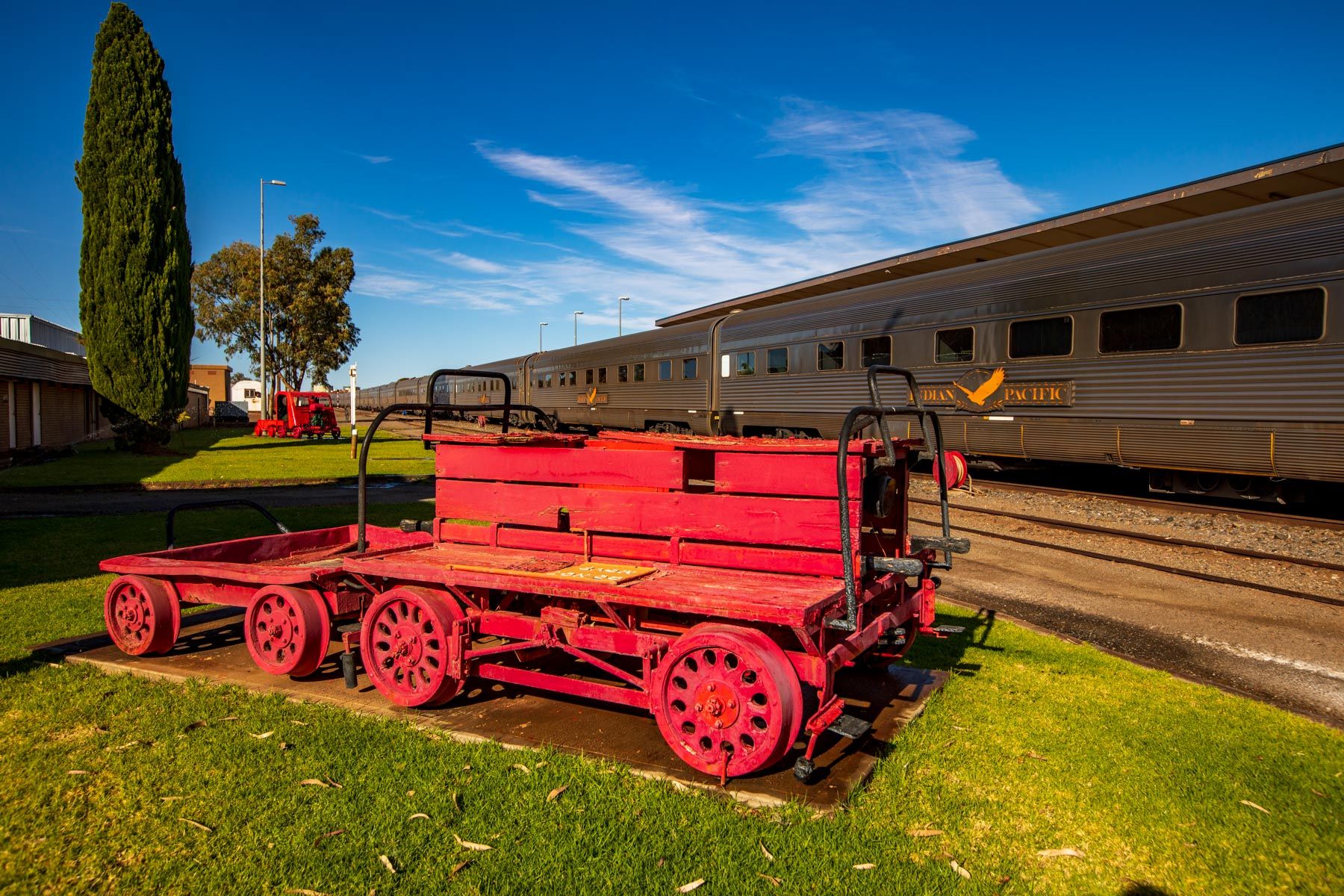 Vintage moterised hand car Broken Hill NSW, Australia