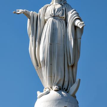 Virgen on the San Cristobal Hill, Chile