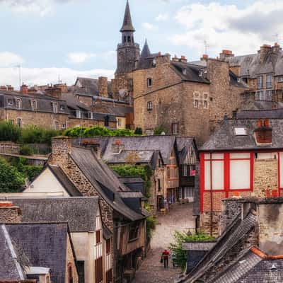 Wall of Dinan, France