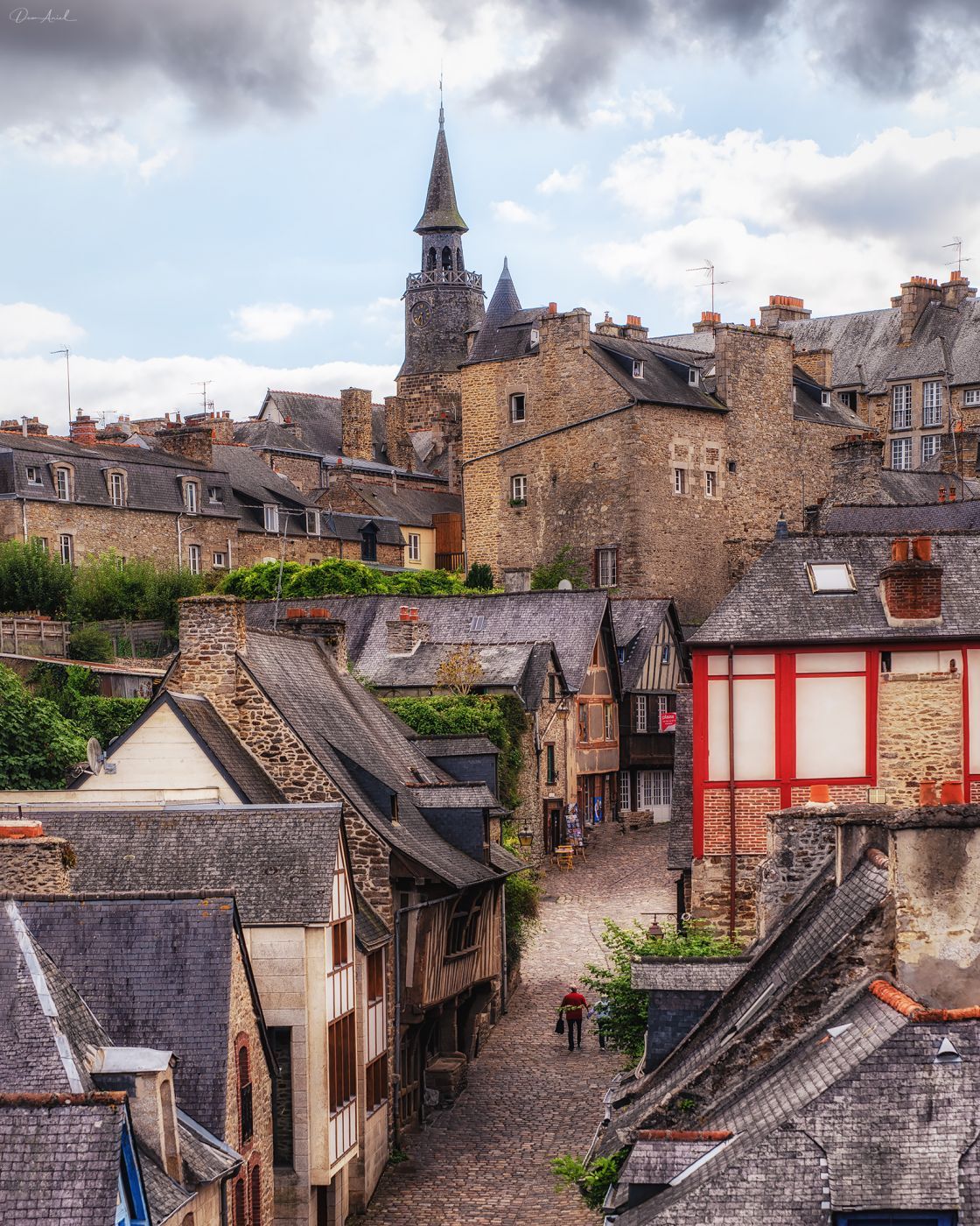 Wall of Dinan, France