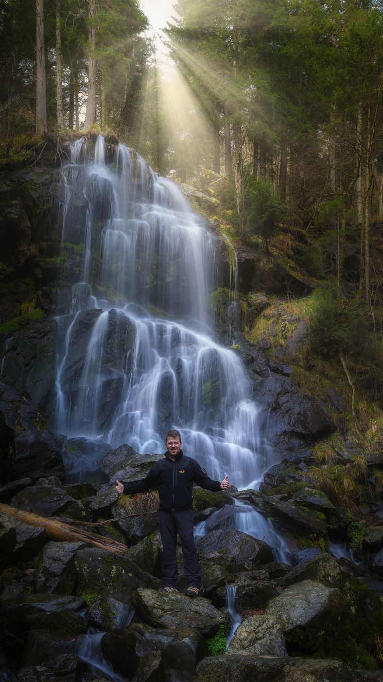 Zweribach Waterfall, Germany