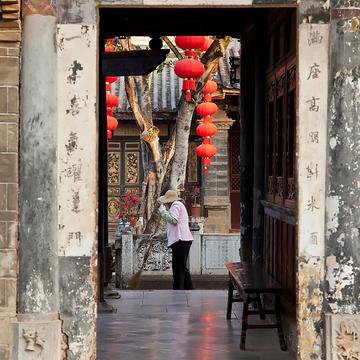 Altes traditionelles chinesisches Wohnhaus, China