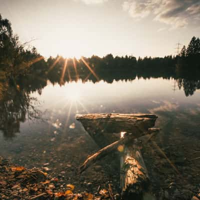 Auensee Unterbergen, Germany