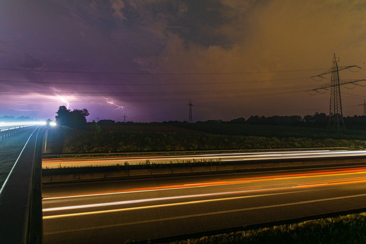 The Autobahn Bridge A8, Derching, Germany