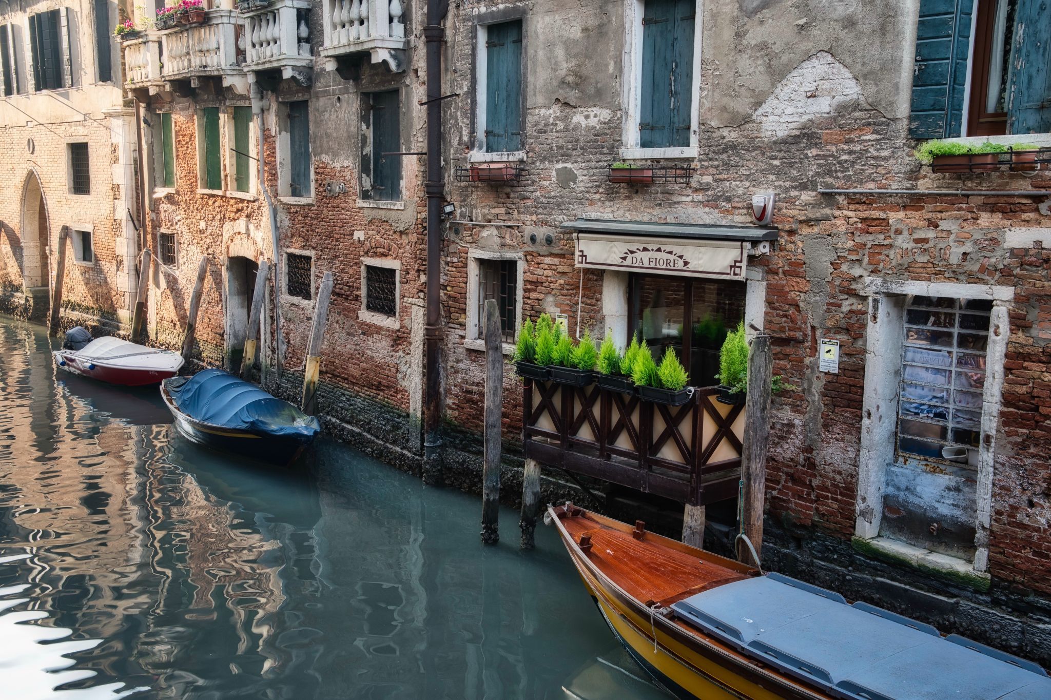 Back Canal in Venice, Italy