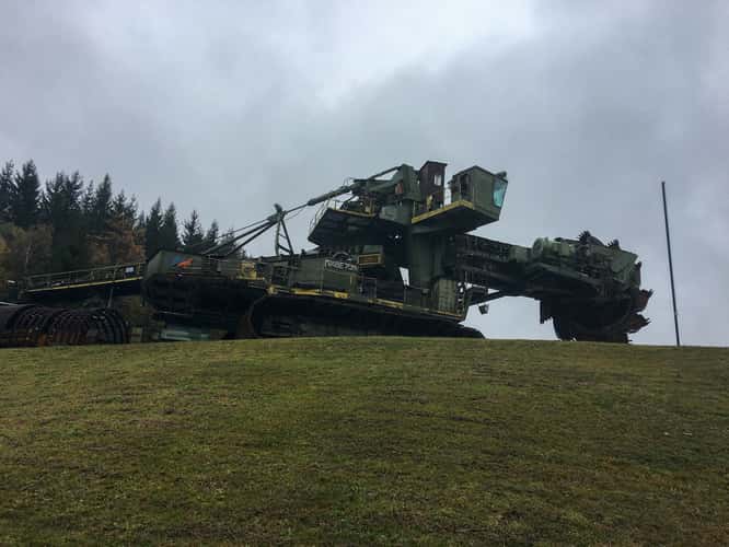 Big excavator near Bärnbach