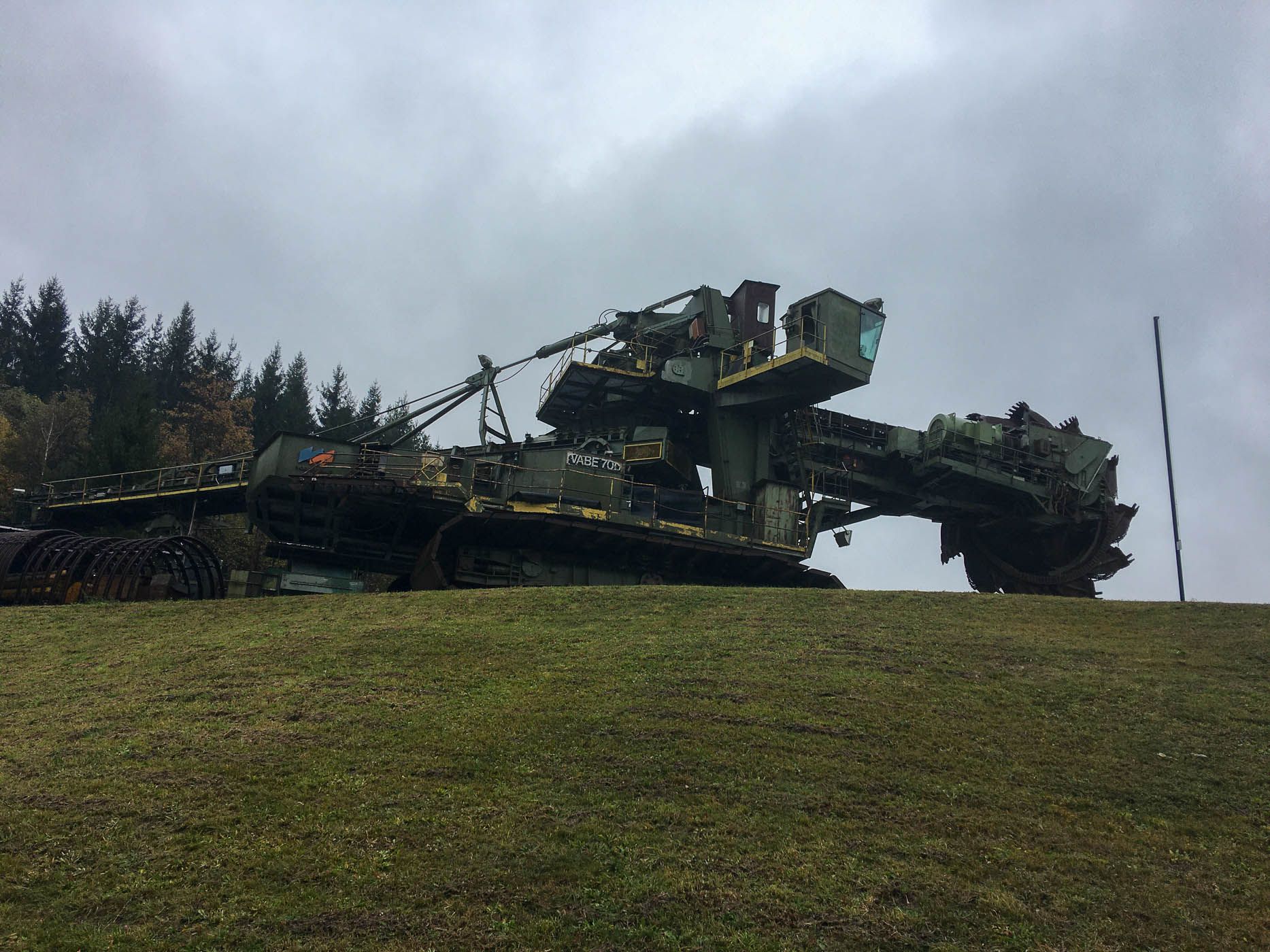 Big excavator near Bärnbach, Austria