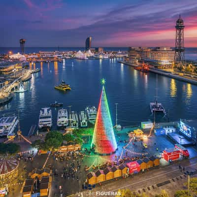 Barcelona harbour, Spain