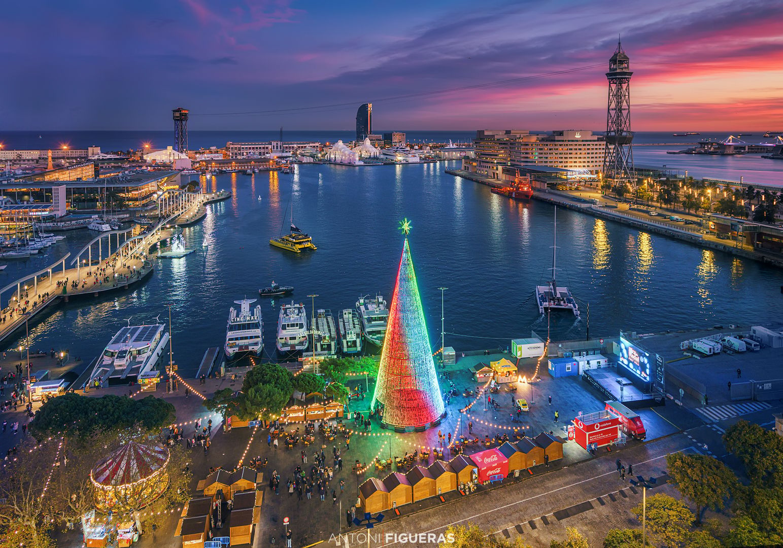 Barcelona harbour, Spain