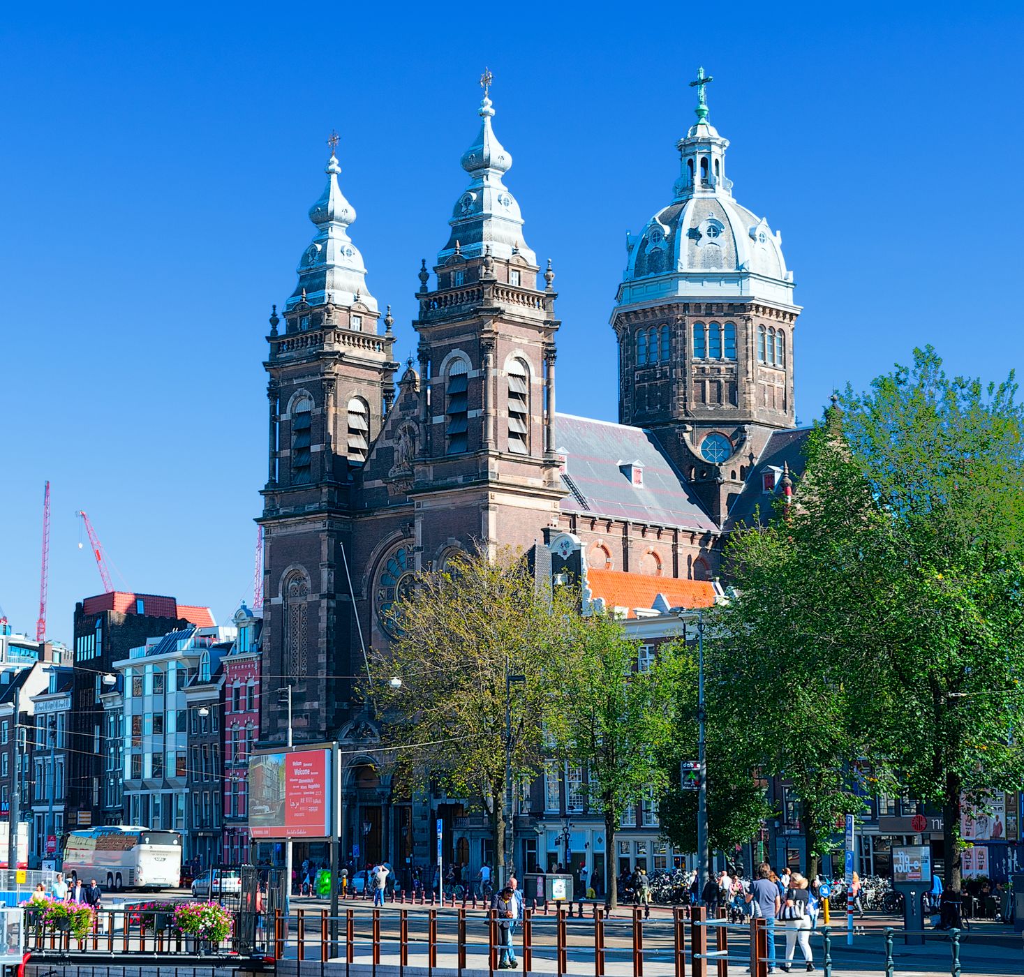 The Basilica of Saint Nicholas in Amsterdam, Netherlands