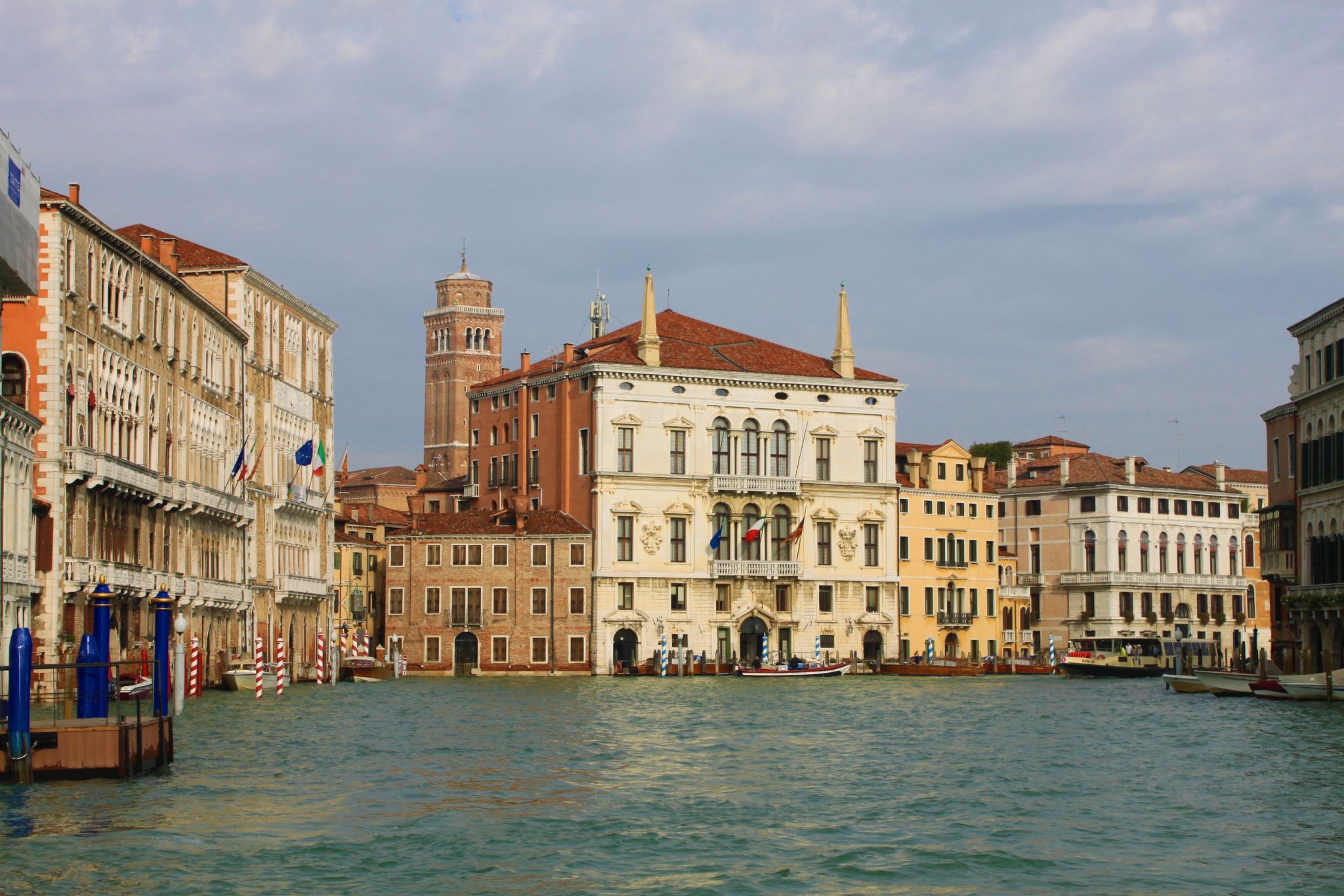 View to Palazzo Balbi, Italy