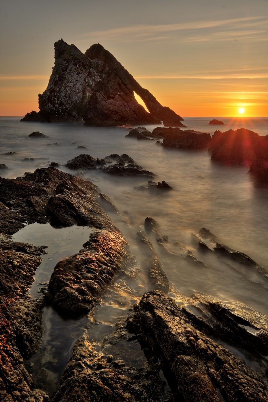Bow Fiddle Rock, Scotland, United Kingdom