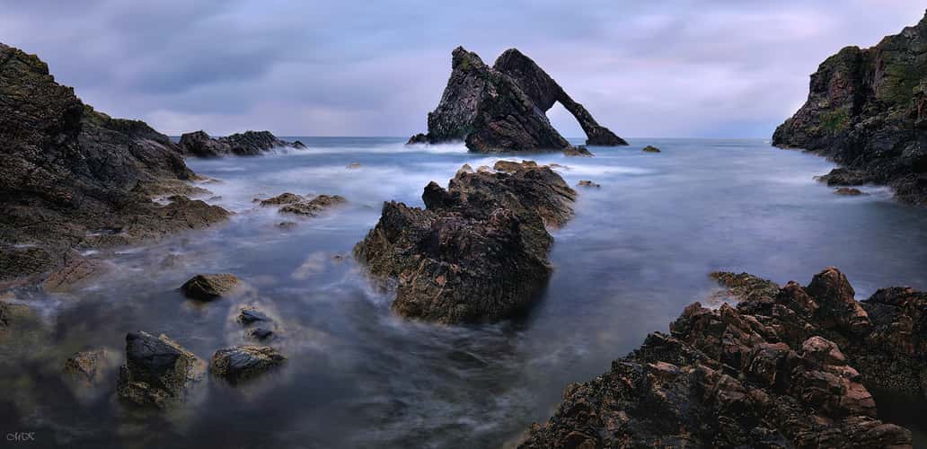 Bow Fiddle Rock, Scotland