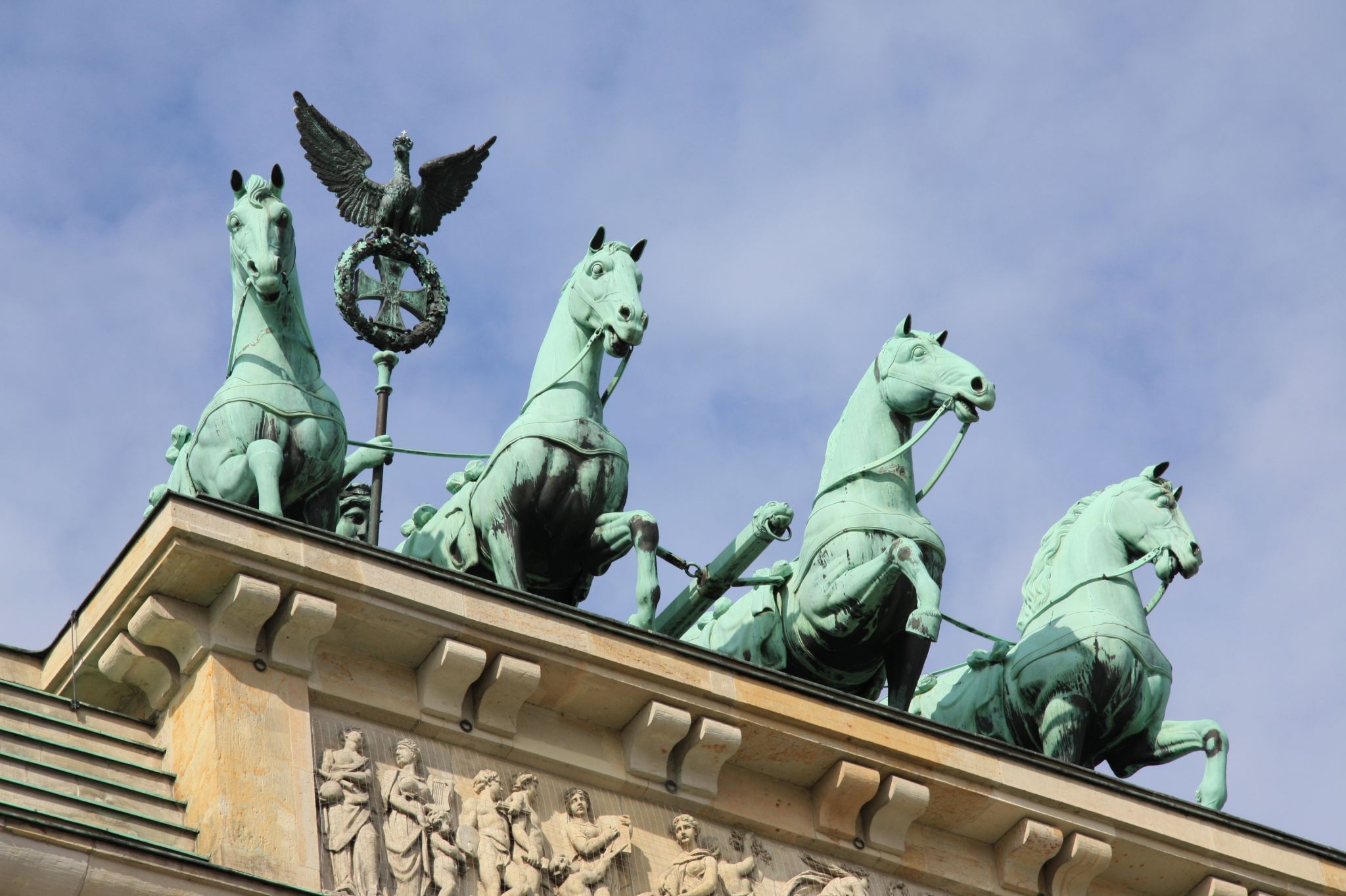 Quadriga on the Brandenburg Gate, Berlin, Germany