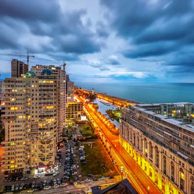 City view and Black Sea, Georgia