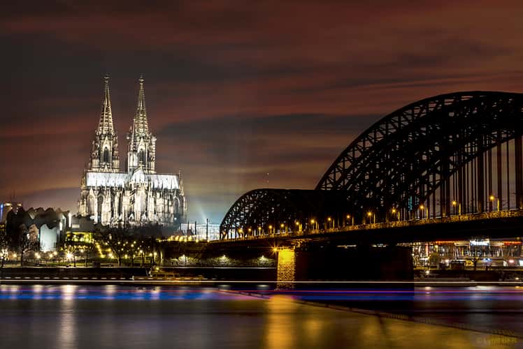 Hohenzollern Bridge with Cologne Cathedral, Cologne
