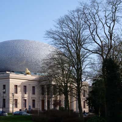 Dach auf dem Museum in Zwolle, Netherlands