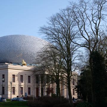 Dach auf dem Museum in Zwolle, Netherlands