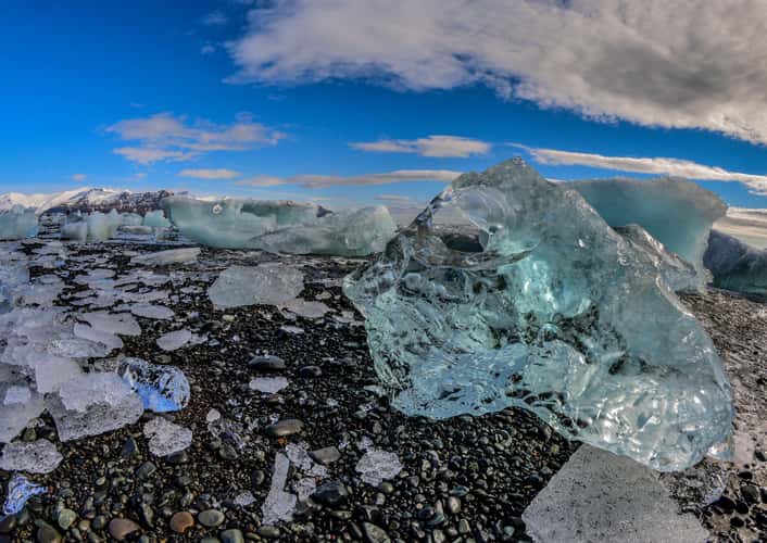 Diamond Beach Sunrise (Jokulsarlon Beach) Iceland