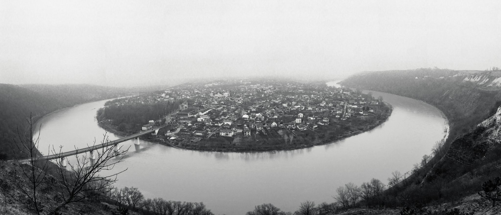 Dnister river bend, Zalishchyky, Ukraine, Ukraine