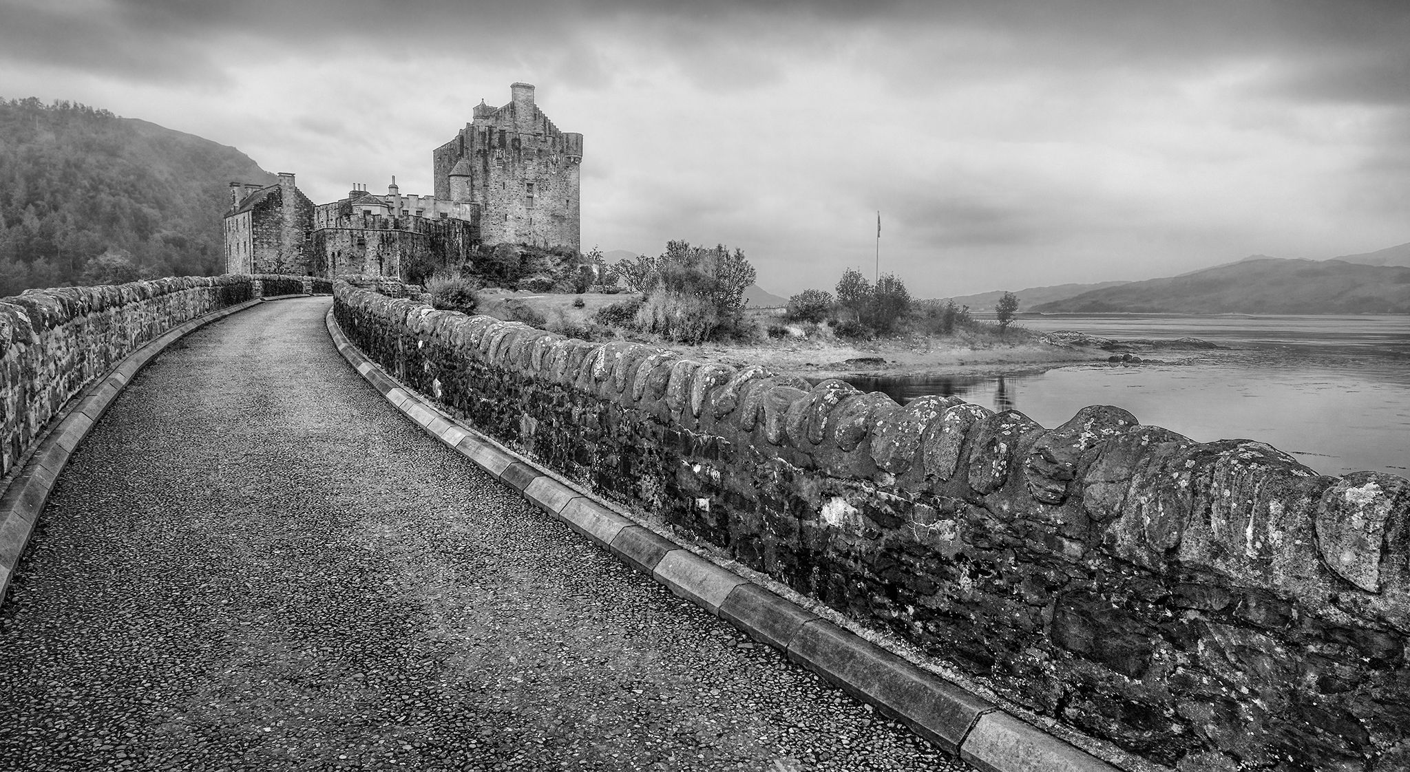 Entrance of Eilean Donan Castle, Scotland, United Kingdom