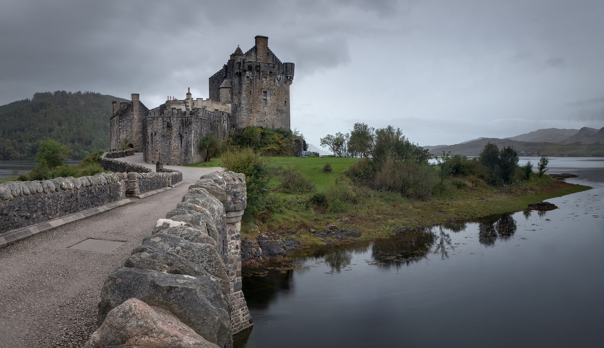 Entrance of Eilean Donan Castle, Scotland, United Kingdom