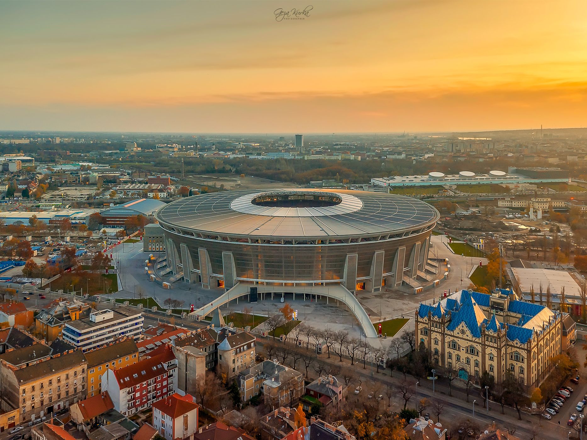 Ferenc Puskas sport arena in Budapest, Hungary