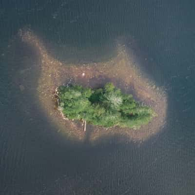 Fish over Sebago Lake, USA