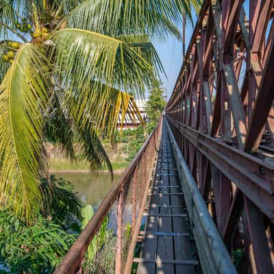 French Bridge in Luang Prabang, Lao