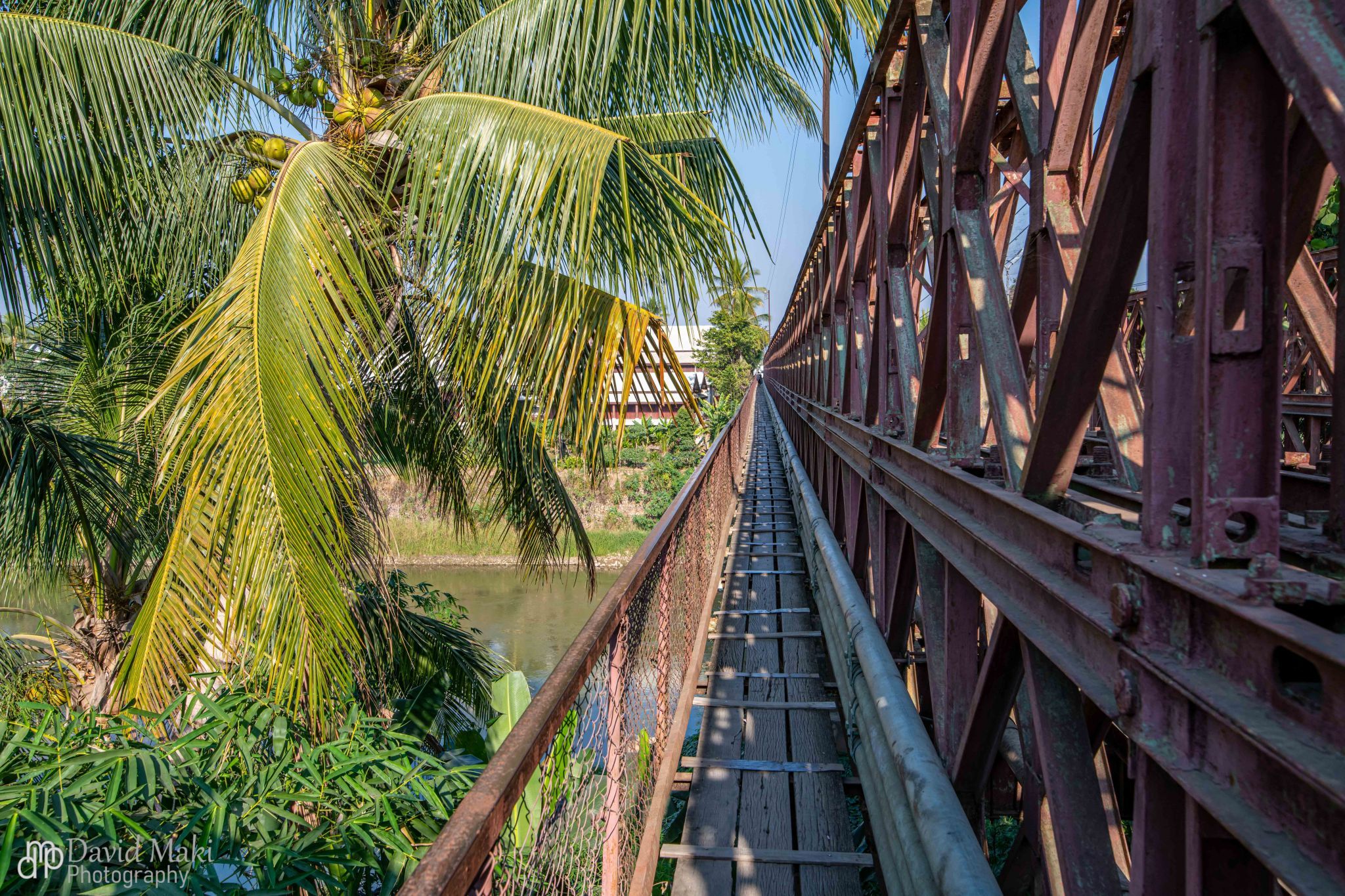 French Bridge in Luang Prabang, Lao