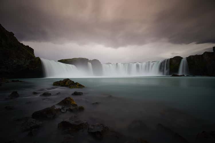Goðafoss, South side view