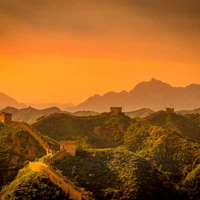 Great Wall at Jinshanling, China