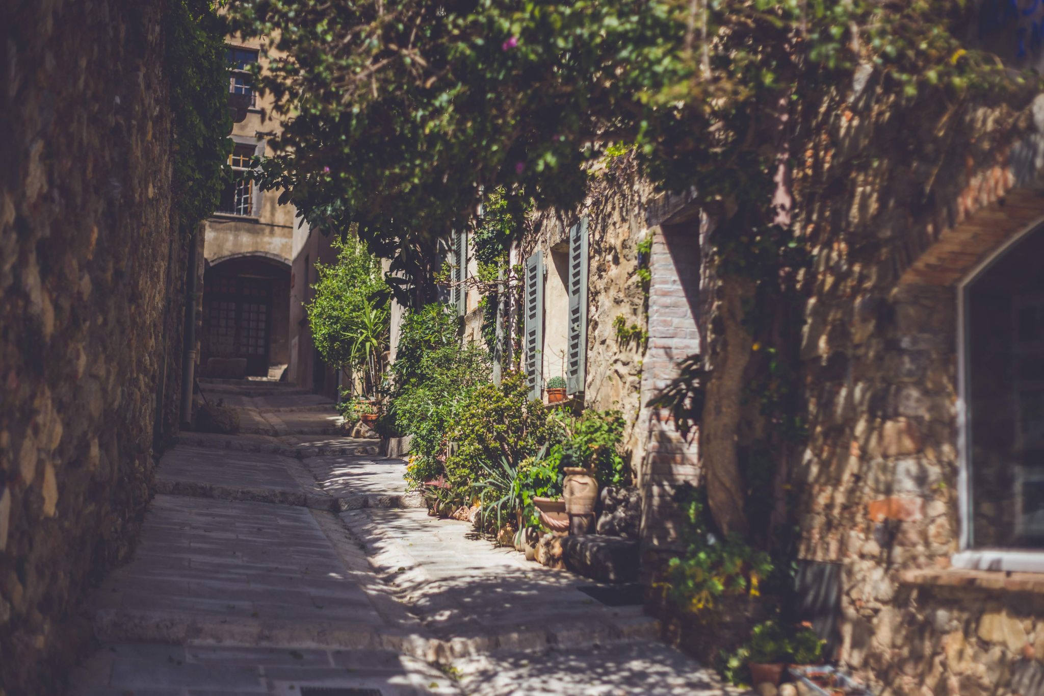 Grimaud City, France