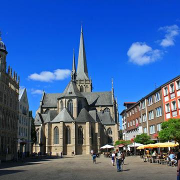 Great Market and Willibrordi Cathedral, Wesel, Germany