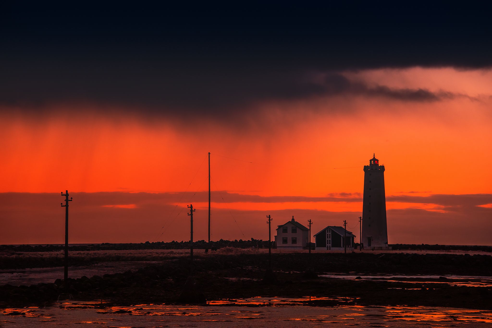 Grótta Island Lighthouse, Iceland