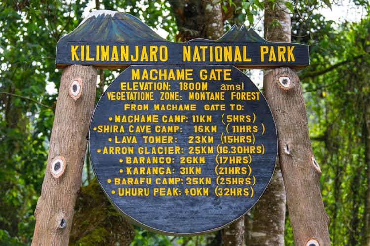 Kilimanjaro - Machame Gate