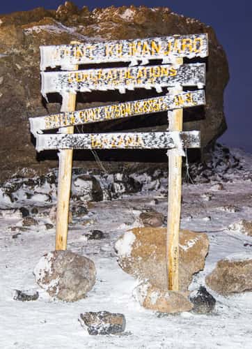 Kilimanjaro Stella Point/Crater Rim