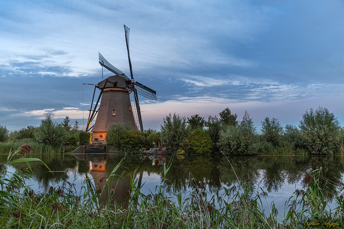 Kinderdijk, Sunrise, Netherlands