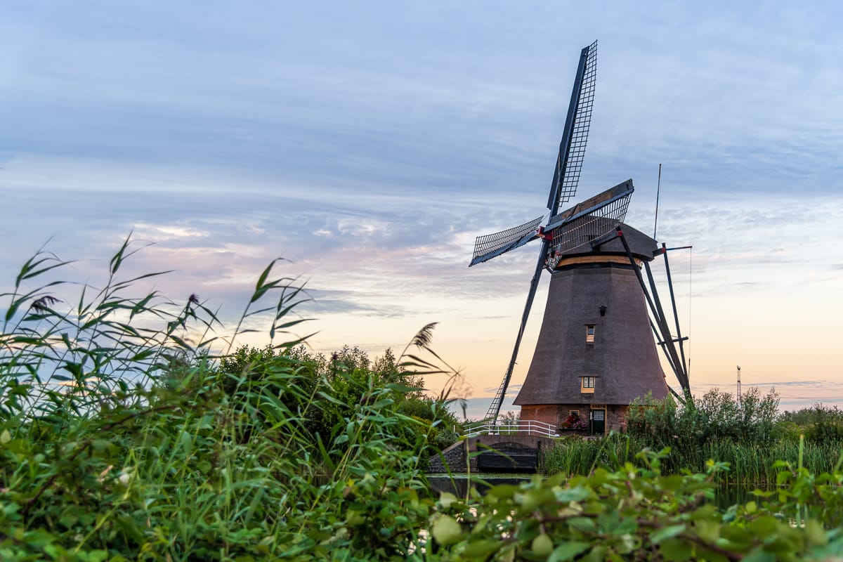 Kinderdijk, Sunrise, Netherlands